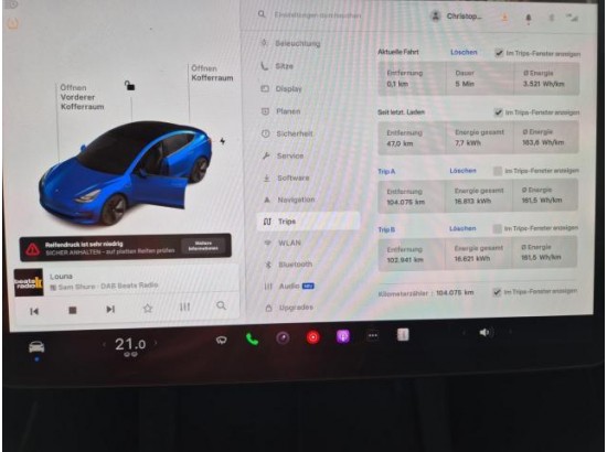 2021 Tesla Model 3 Model 3 Allradantrieb Dual Motor Performan