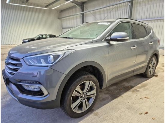 2016 Hyundai Santa Fe blue Premium 4WD