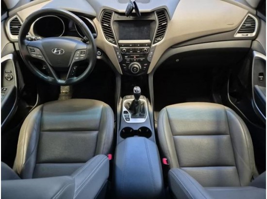 2016 Hyundai Santa Fe blue Premium 4WD